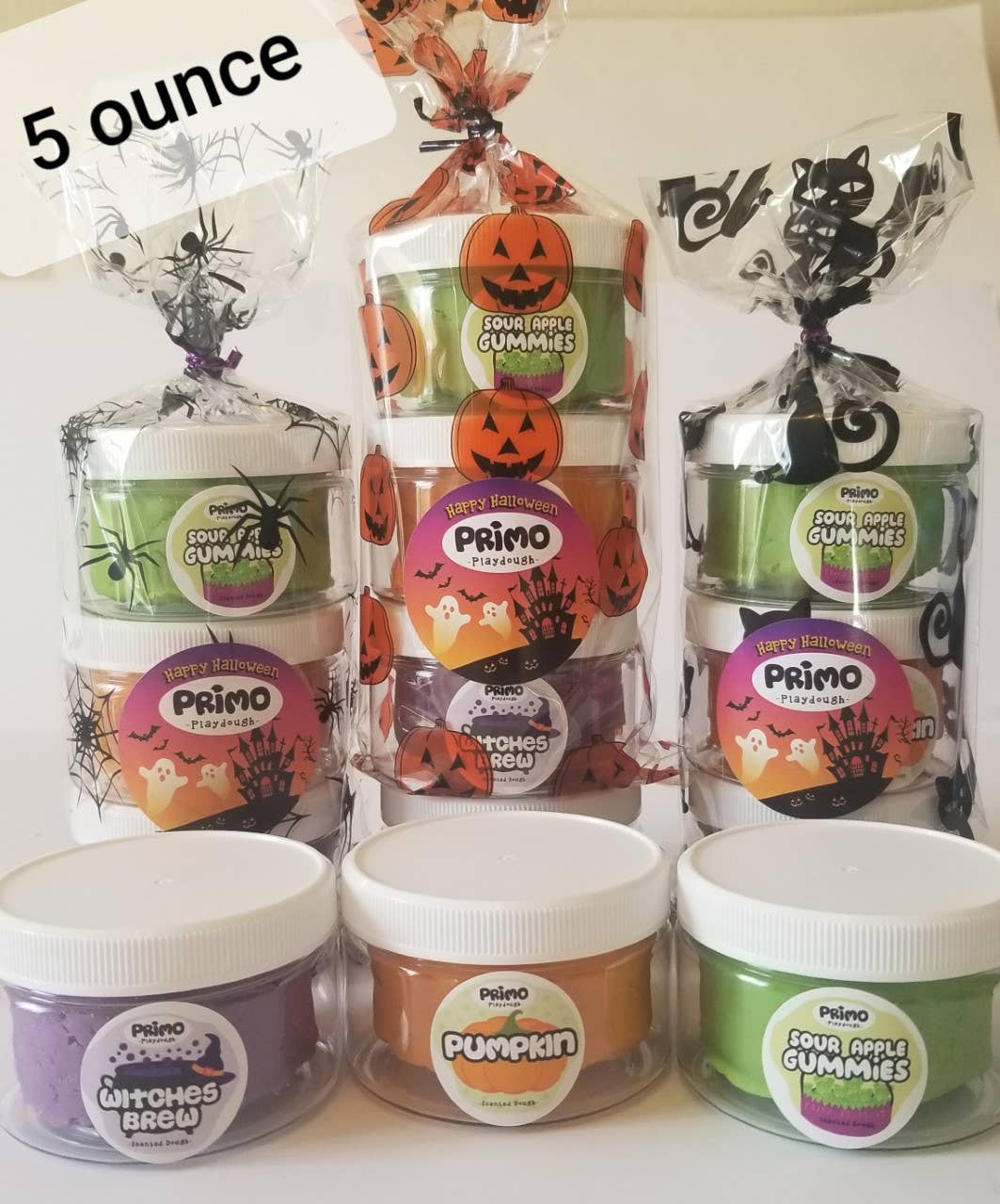 Scented Playdough Halloween 3-Pack (5 ounce)