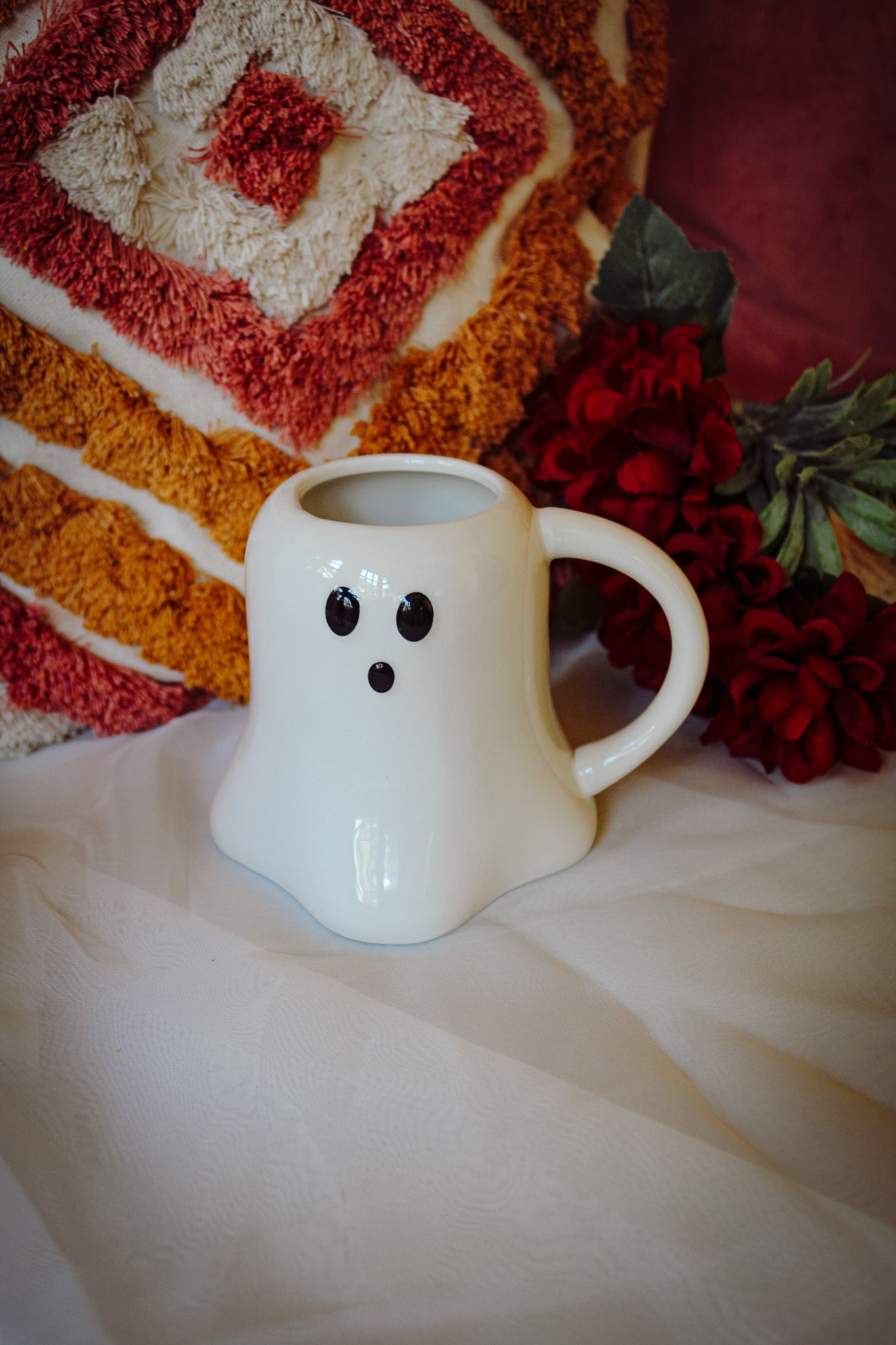 Ghost Shaped Spooky Halloween Mug
