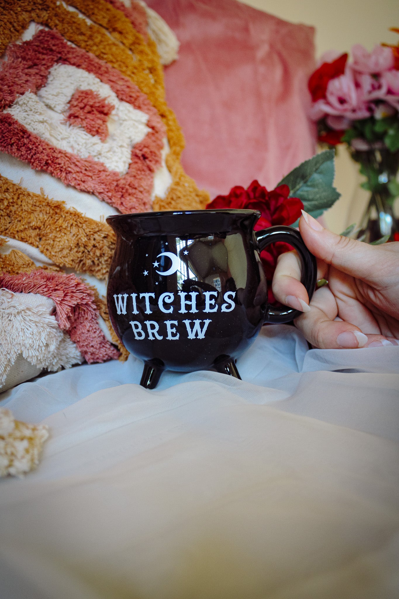 Witches Brew Halloween Cauldron Mug