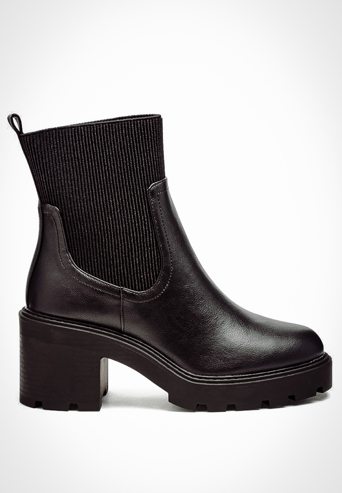 Black Sock Chelsea Boots