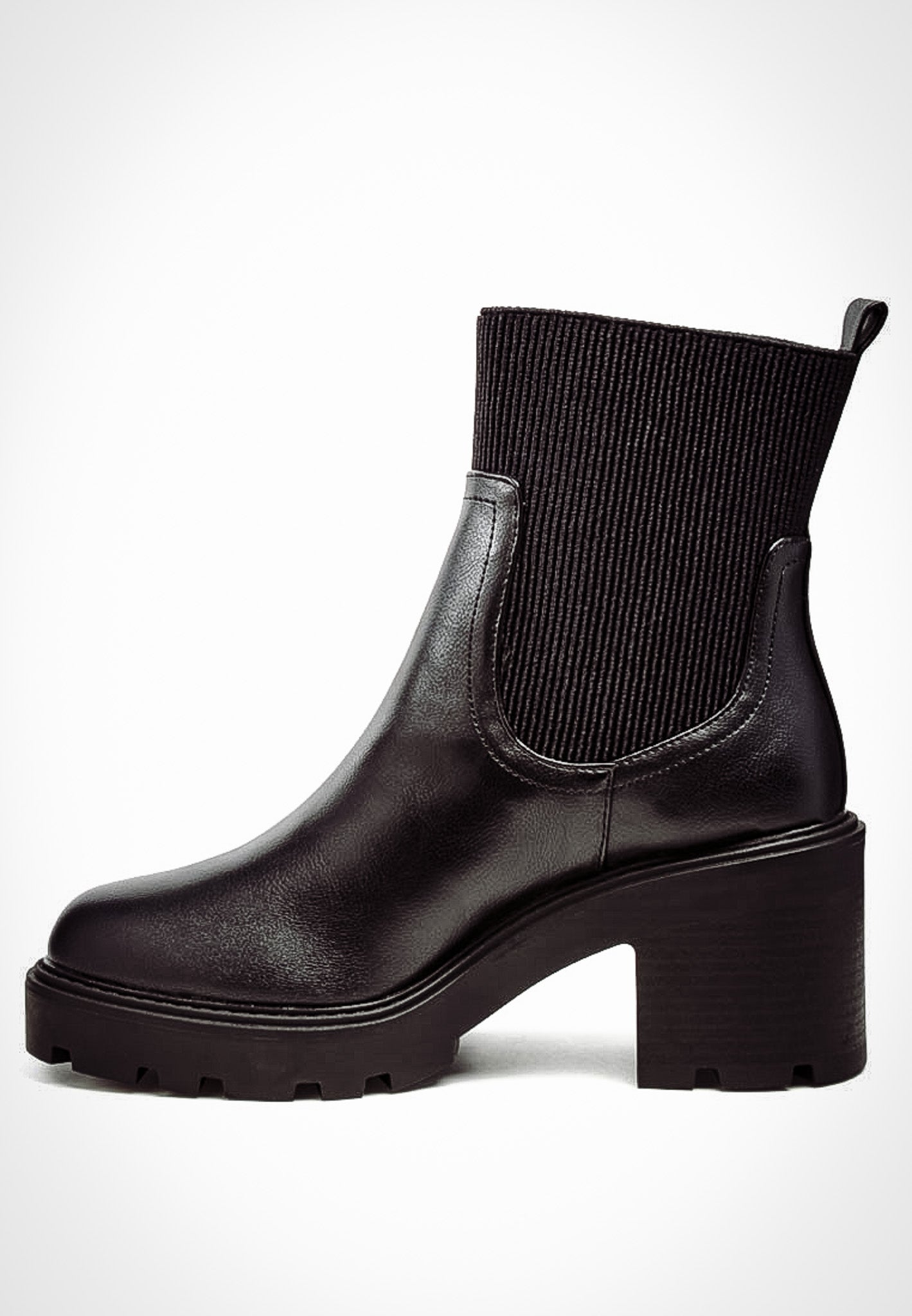 Black Sock Chelsea Boots